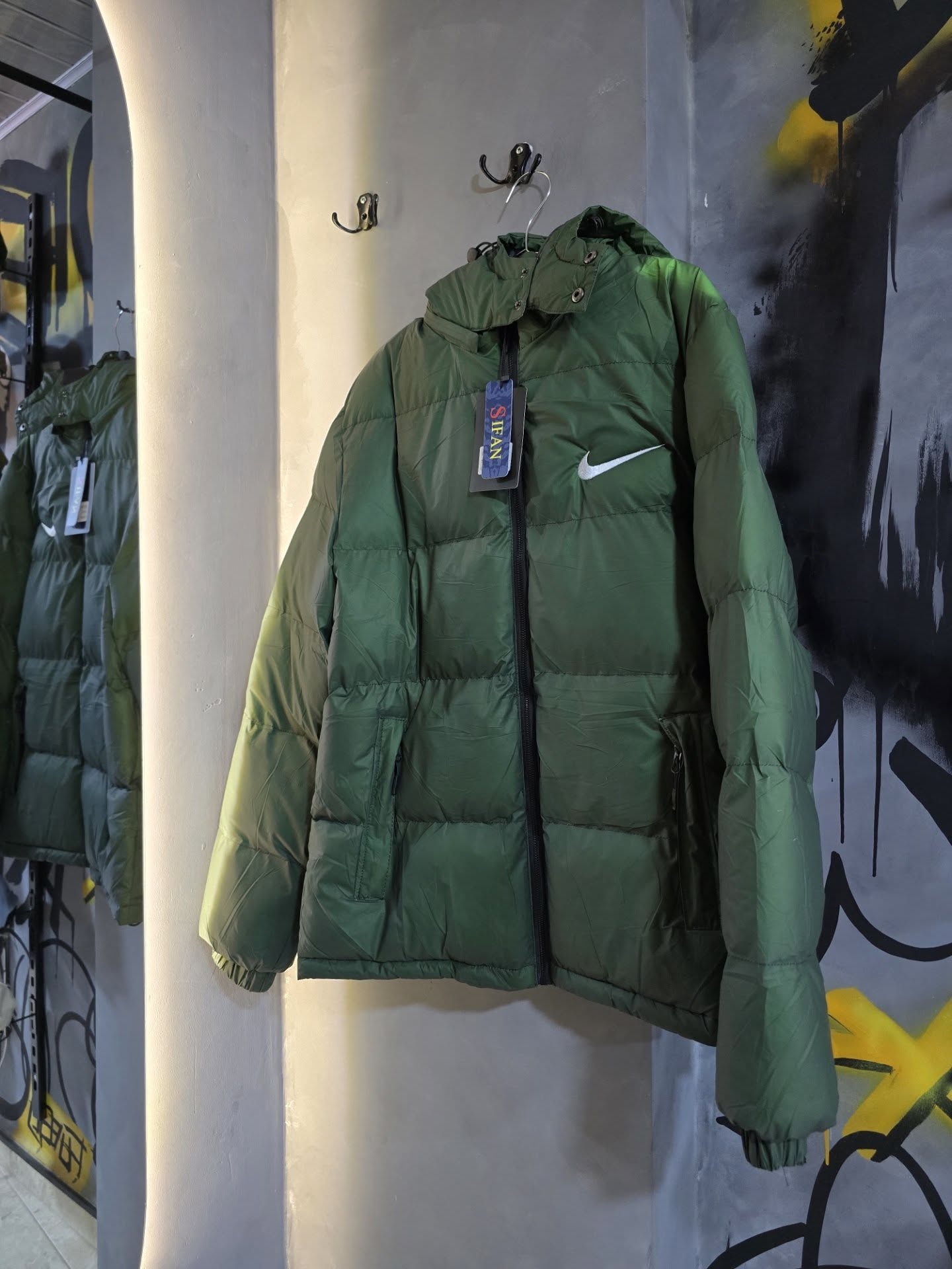 Nike Puffer Jacket Verde